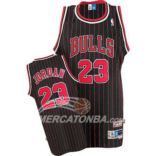 Maglia Chicago Bulls Michael Jordan Retro Nero